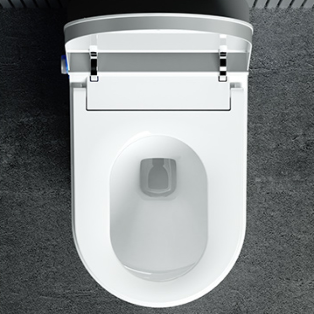 VIDEC TD-77E Electronic Bidet Smart Toilet, Auto Open/Close Lid & Seat with Radar and Foot Sensor, Auto Flushing, Unlimited & Filtered Warm Water, 6 Modes Spa Wash, Warm Air Dryer, Deodorizer, Heated Seat, Night Light/LED, Remote Control.