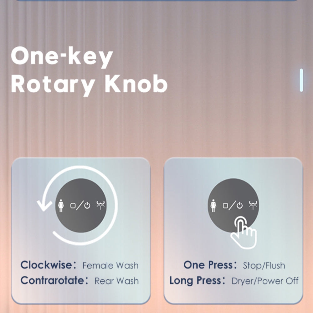 VIDEC TD-98E Electronic Bidet Smart Toilet, Auto Open/Close Lid & Seat with Radar and Foot Sensor, Auto Flushing, Unlimited & Filtered Warm Water, 6 Modes Spa Wash, Warm Air Dryer, Deodorizer, Heated Seat, Night Light/LED, Remote Control.