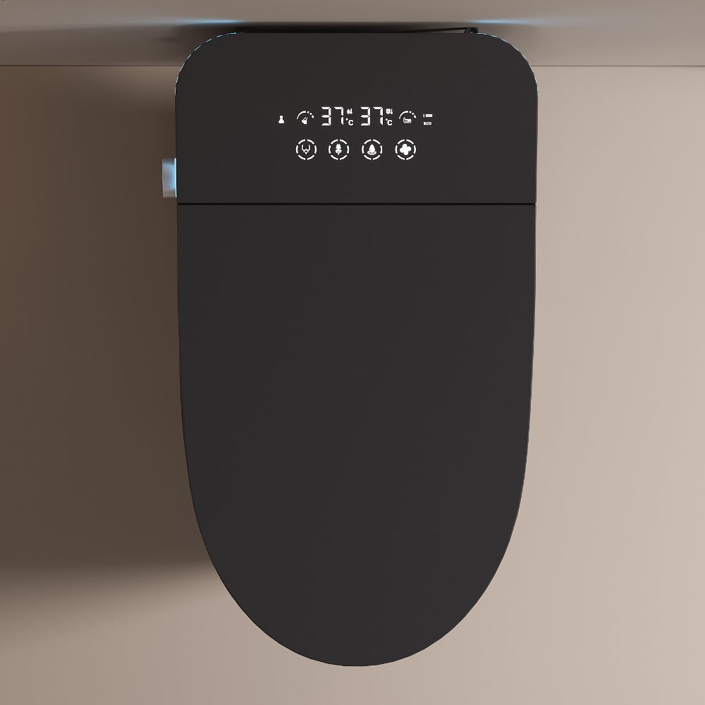 VIDEC TD-68EB Electronic Bidet Smart Toilet, Auto Open/Close Lid & Seat with Radar and Foot Sensor, Auto Flushing, Unlimited & Filtered Warm Water, 6 Modes Spa Wash, Warm Air Dryer, Deodorizer, Heated Seat, Night Light/LED, Remote Control.