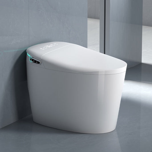 VIDEC TD-86E Electronic Bidet Smart Toilet, Auto Open/Close Lid & Seat with Radar and Foot Sensor, Auto Flushing, Unlimited & Filtered Warm Water, 6 Modes Spa Wash, Warm Air Dryer, Deodorizer, Heated Seat, Night Light/LED, AI/Remote Control.