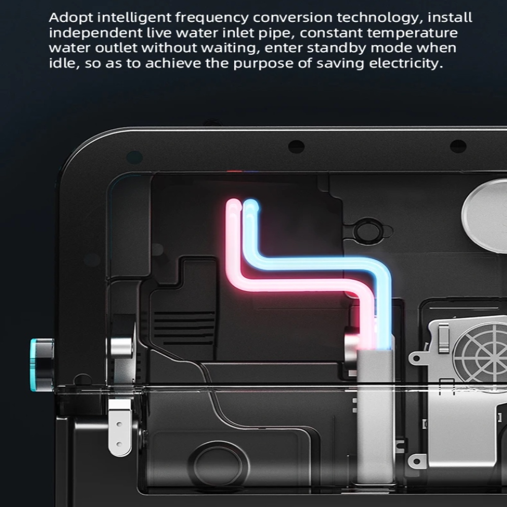 VIDEC TD-98E Electronic Bidet Smart Toilet, Auto Open/Close Lid & Seat with Radar and Foot Sensor, Auto Flushing, Unlimited & Filtered Warm Water, 6 Modes Spa Wash, Warm Air Dryer, Deodorizer, Heated Seat, Night Light/LED, Remote Control.