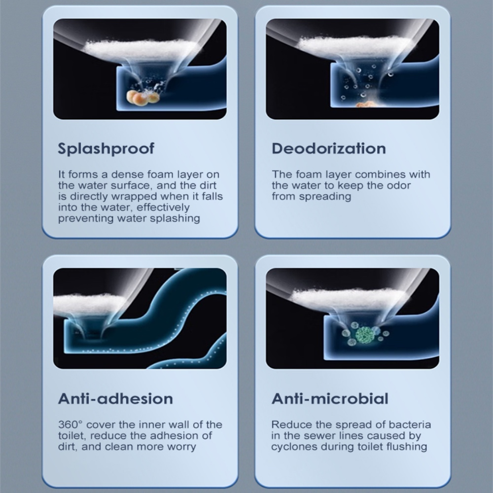 VIDEC TD-87E Electronic Bidet Smart Toilet, Auto Open/Close Lid & Seat with Radar and Foot Sensor, Auto Flushing, Unlimited & Filtered Warm Water, 6 Modes Spa Wash, Warm Air Dryer, Deodorizer, Heated Seat, Night Light/LED, AI/Remote Control.