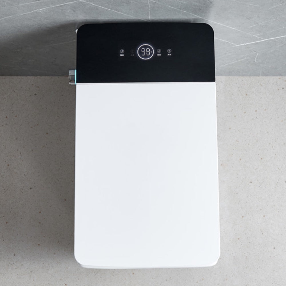 VIDEC TD-98E Electronic Bidet Smart Toilet, Auto Open/Close Lid & Seat with Radar and Foot Sensor, Auto Flushing, Unlimited & Filtered Warm Water, 6 Modes Spa Wash, Warm Air Dryer, Deodorizer, Heated Seat, Night Light/LED, Remote Control.