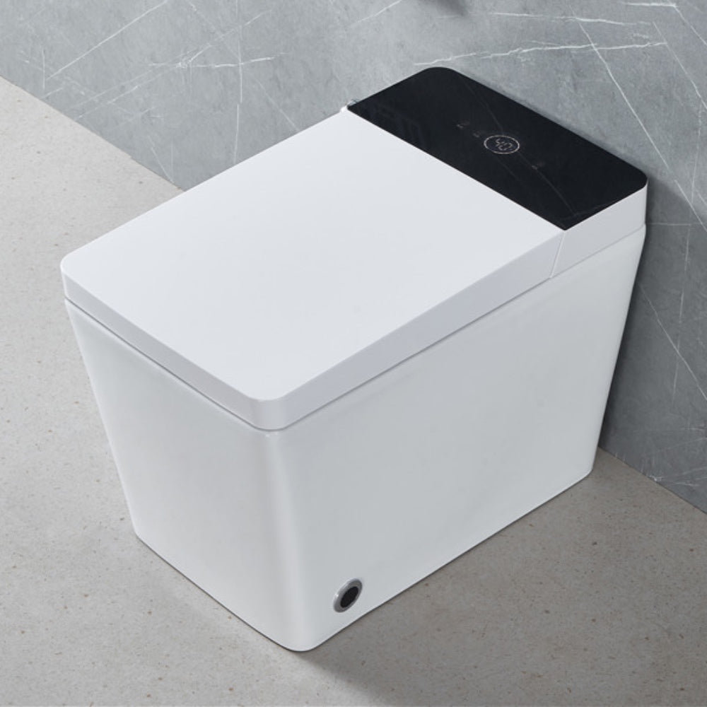 VIDEC TD-98E Electronic Bidet Smart Toilet, Auto Open/Close Lid & Seat with Radar and Foot Sensor, Auto Flushing, Unlimited & Filtered Warm Water, 6 Modes Spa Wash, Warm Air Dryer, Deodorizer, Heated Seat, Night Light/LED, Remote Control.