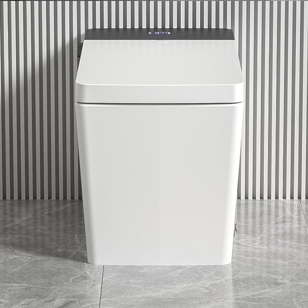 VIDEC TD-98E Electronic Bidet Smart Toilet, Auto Open/Close Lid & Seat with Radar and Foot Sensor, Auto Flushing, Unlimited & Filtered Warm Water, 6 Modes Spa Wash, Warm Air Dryer, Deodorizer, Heated Seat, Night Light/LED, Remote Control.