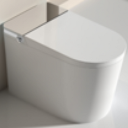 VIDEC TD-76E Electronic Bidet Smart Toilet, Auto Open/Close Lid & Seat with Radar and Foot Sensor, Auto Flushing, Unlimited & Filtered Warm Water, 6 Modes Spa Wash, Warm Air Dryer, Deodorizer, Heated Seat, Night Light/LED, Remote Control.